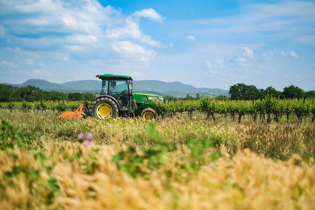 domaine audu tracteur vignes